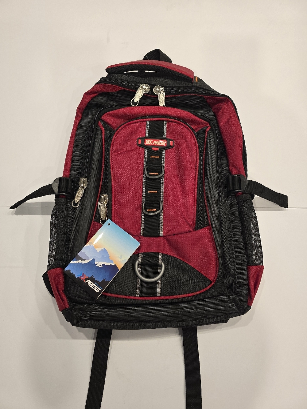 Red & Black Men's Backpack